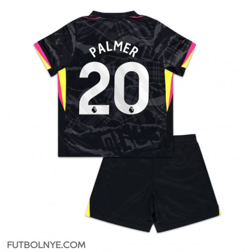 Camiseta Chelsea Cole Palmer #20 Tercera Equipación para niños 2024-25 manga corta (+ pantalones cortos)